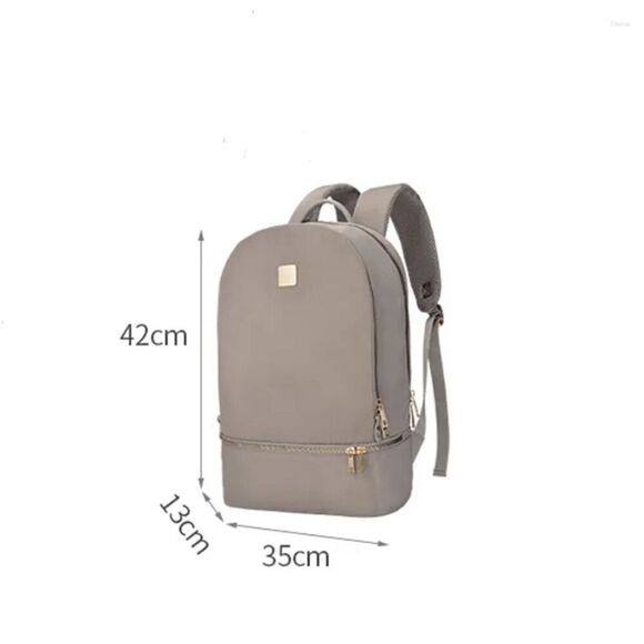 New Kamlui Laptop Medium Backpack Kahki Grey New in Bag - Picture 5 of 9